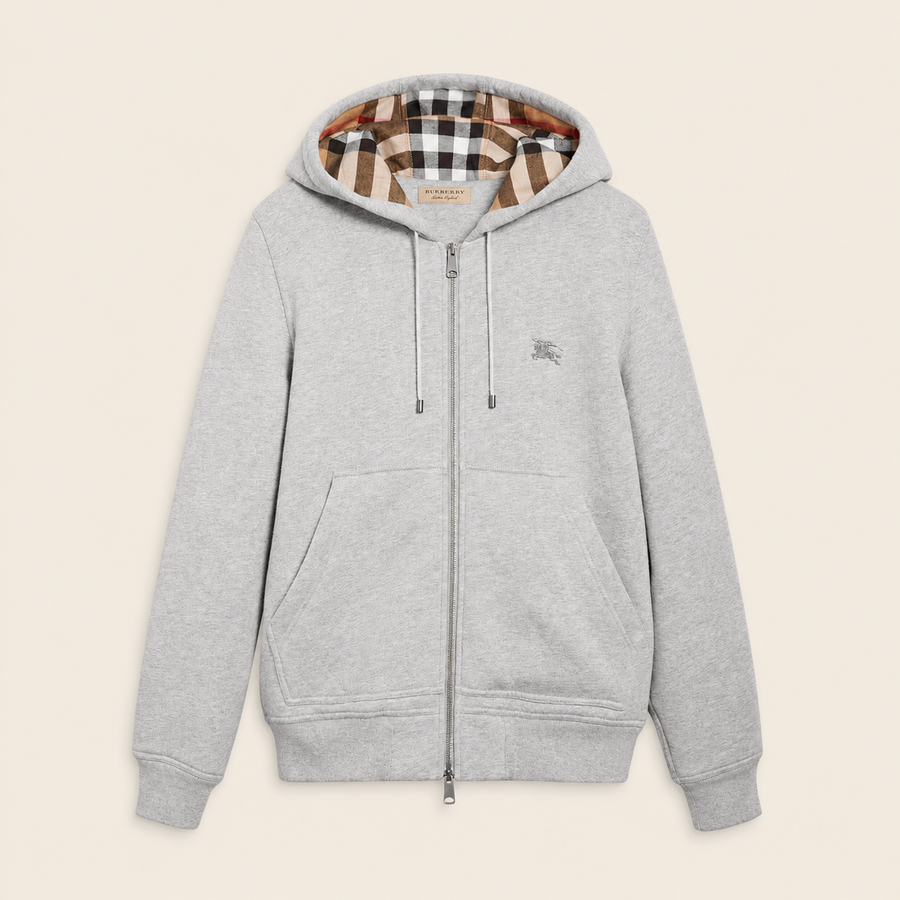 Veste Burberry Zip — Gris