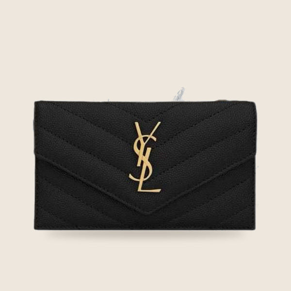 Pochette Yves Saint Laurent — Noir matelassé