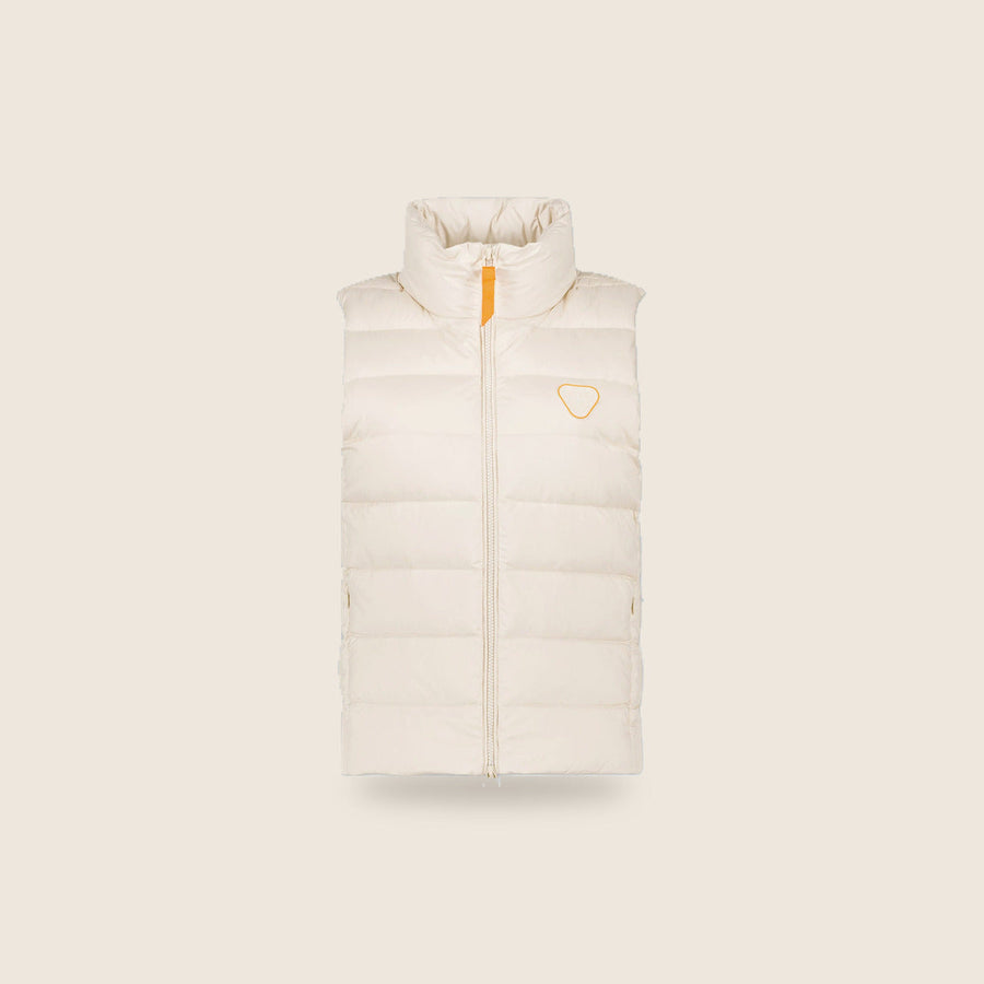 Doudoune sans manche Gertrude — Beige
